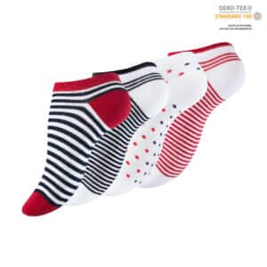 4-pak dame ankelstrømper “Miss Sailor” 35-38