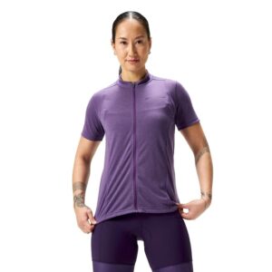 Endura – LOOP ZIPPED – Cykeltrøje – Korte ærmer – Lilla – Kvinde – XXL